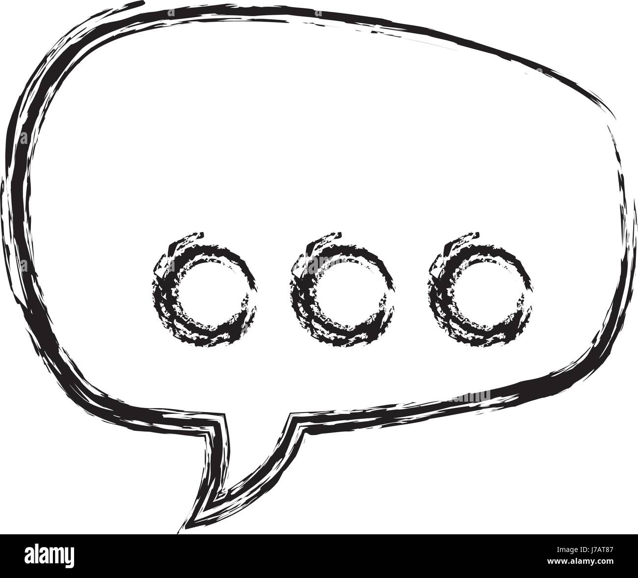 figure chat bubbles to message icon Stock Vector Image & Art - Alamy