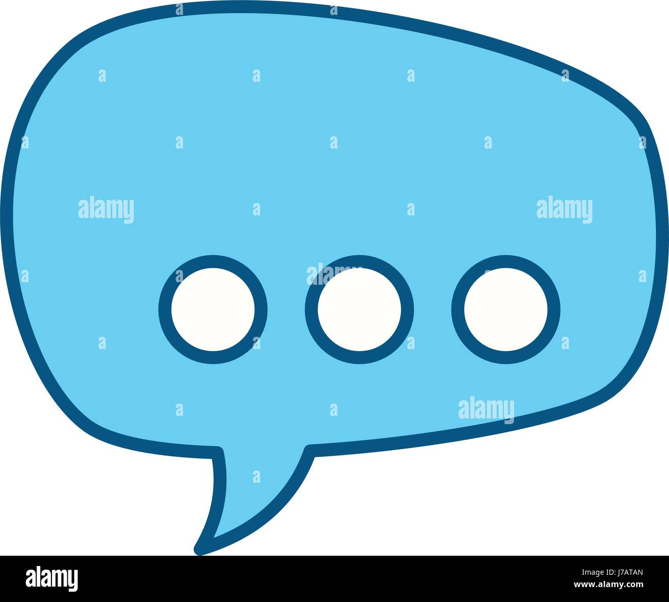 Silhouette Chat Bubbles To Message Icon Stock Vector Image Art Alamy