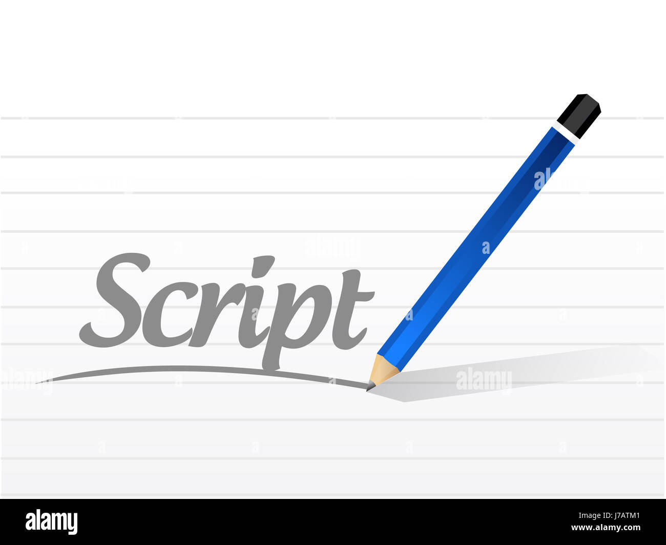 script message sign concept illustration design isolated over white ...