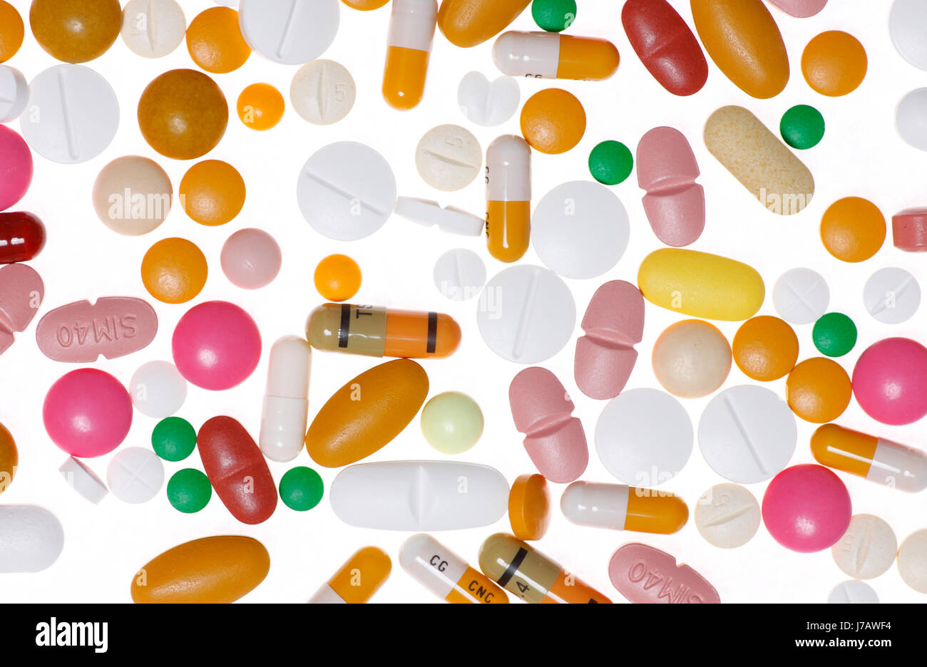 format-filling tabletten viele bunt arzneimittel medikamente medizin Stock  Photo - Alamy