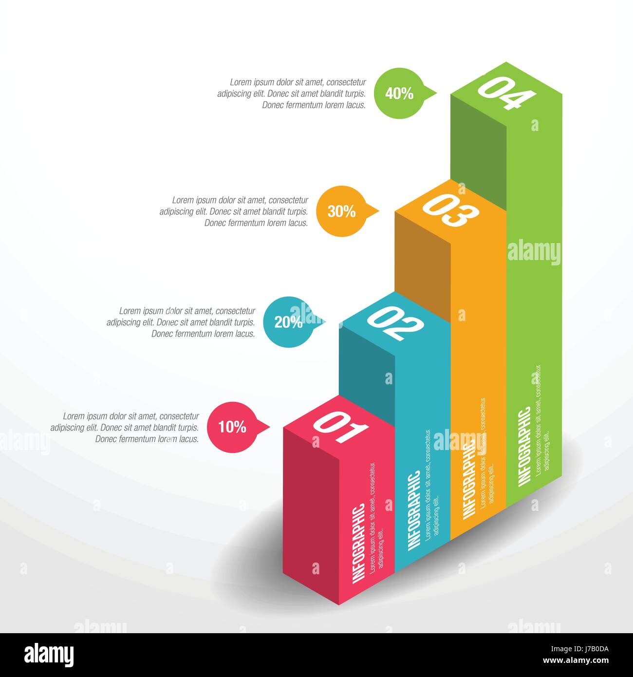 Professional 3D Infographic Graph Stock Vector Image & Art - Alamy