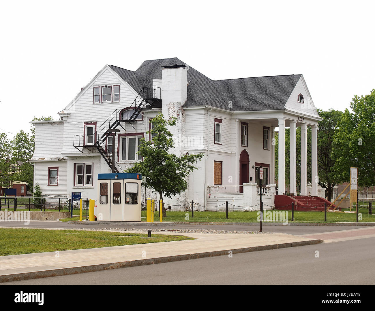 Fraternity or Sorority house on a college campus Stock Photo
