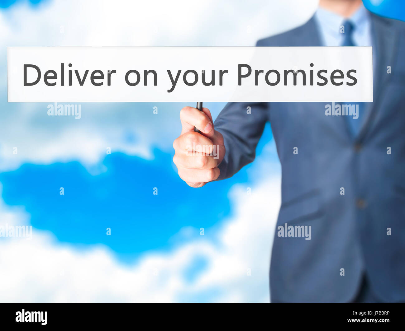 Deliver on your promise hi-res stock photography and images - Alamy