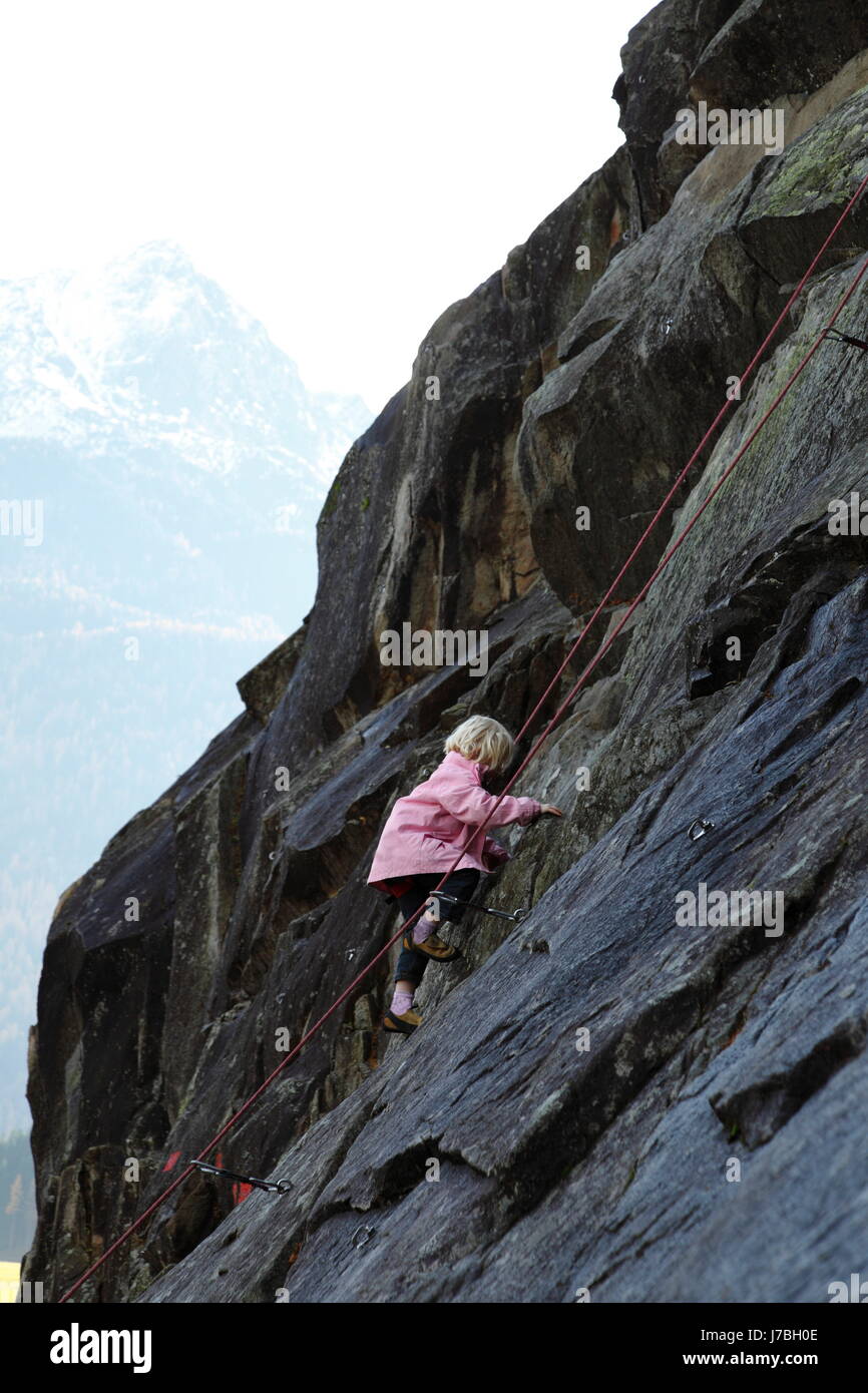 holiday vacation holidays vacations rock rise climb climbing ascend uphill Stock Photo