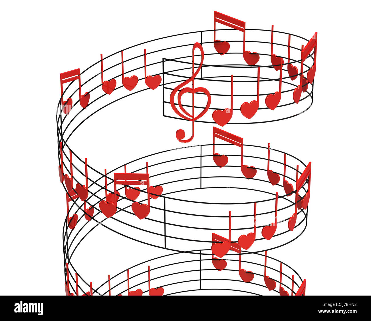 Music Concept Heart High Resolution Stock Photography And Images Alamy