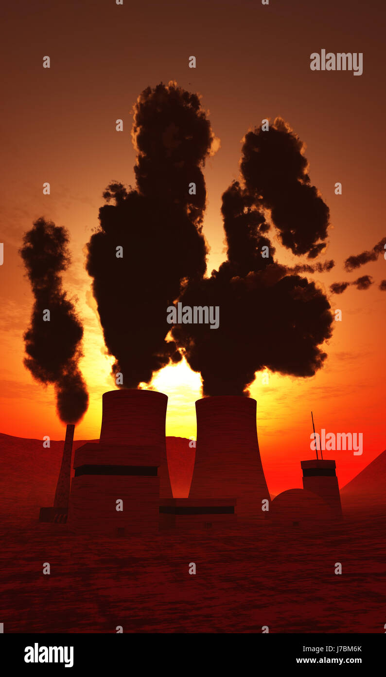 power station cooling tower nuclear power station tower danger industry