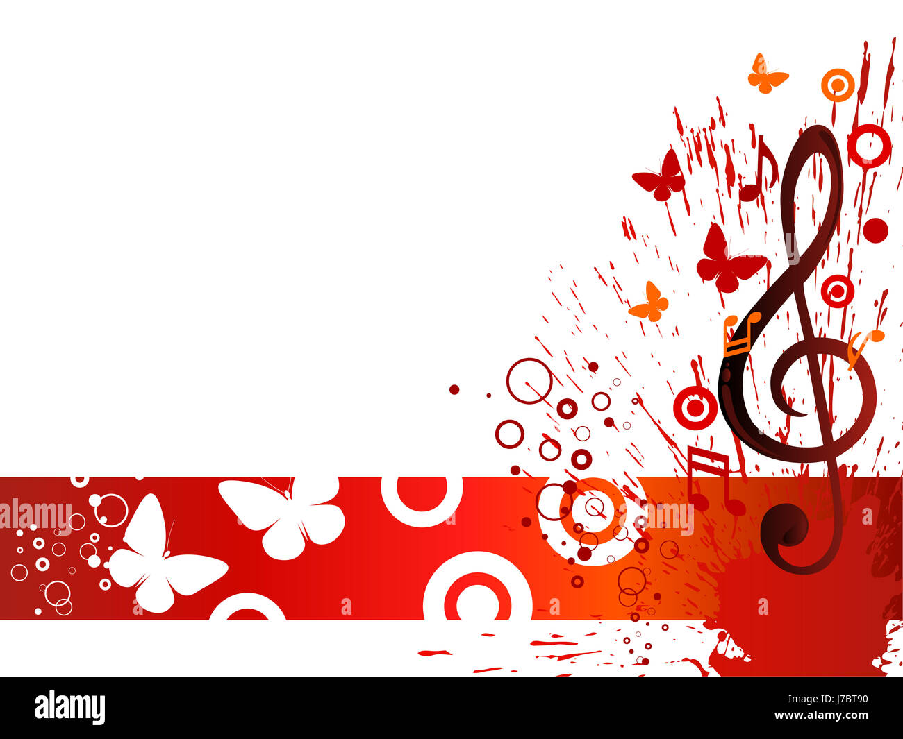 entertainment music colour butterfly circle clef color backdrop