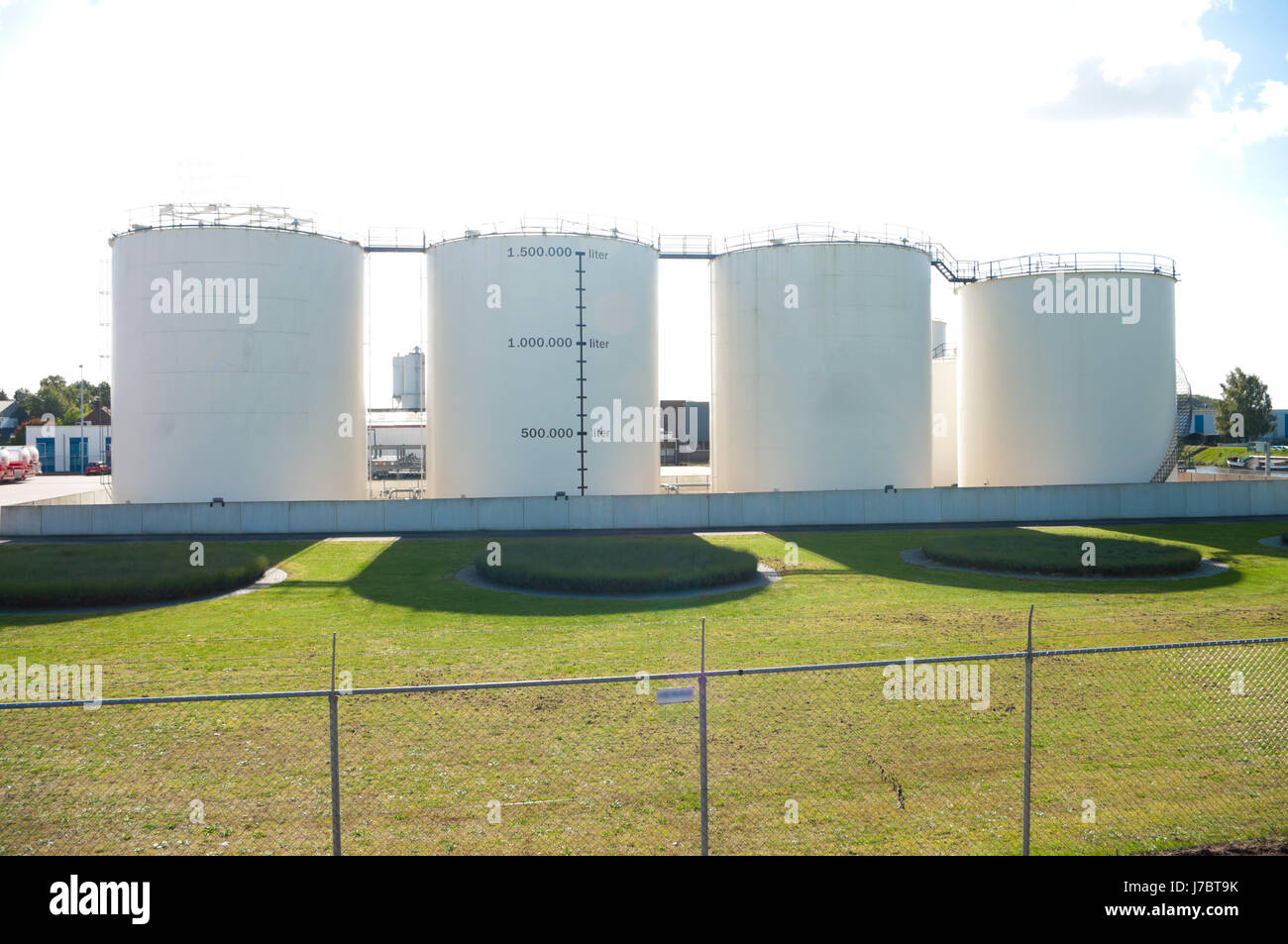 fuel warehouse storage refinery gasoline tanks station compartment