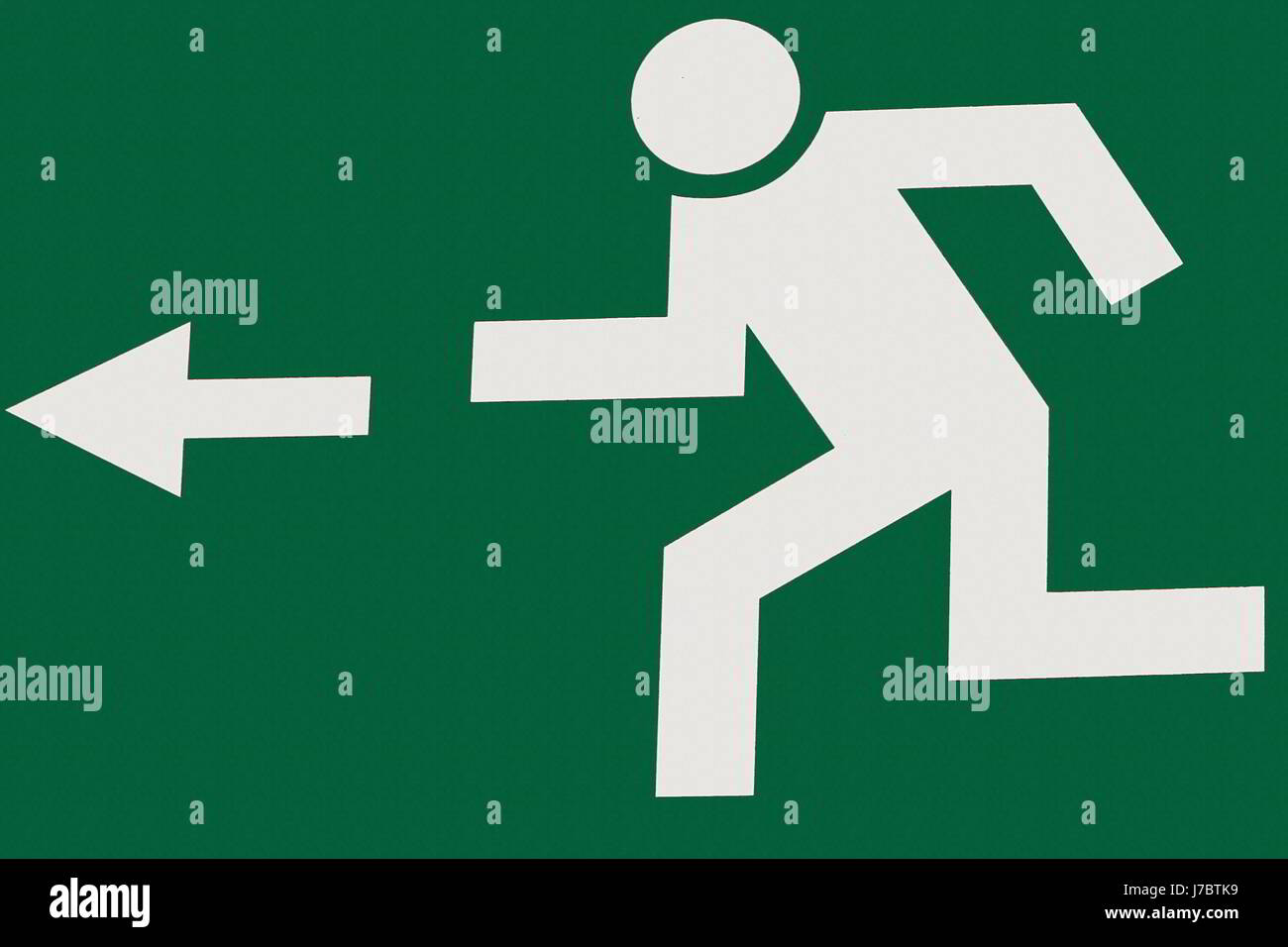 sign signal exit emergency exit pictogram symbol pictograph trade ...