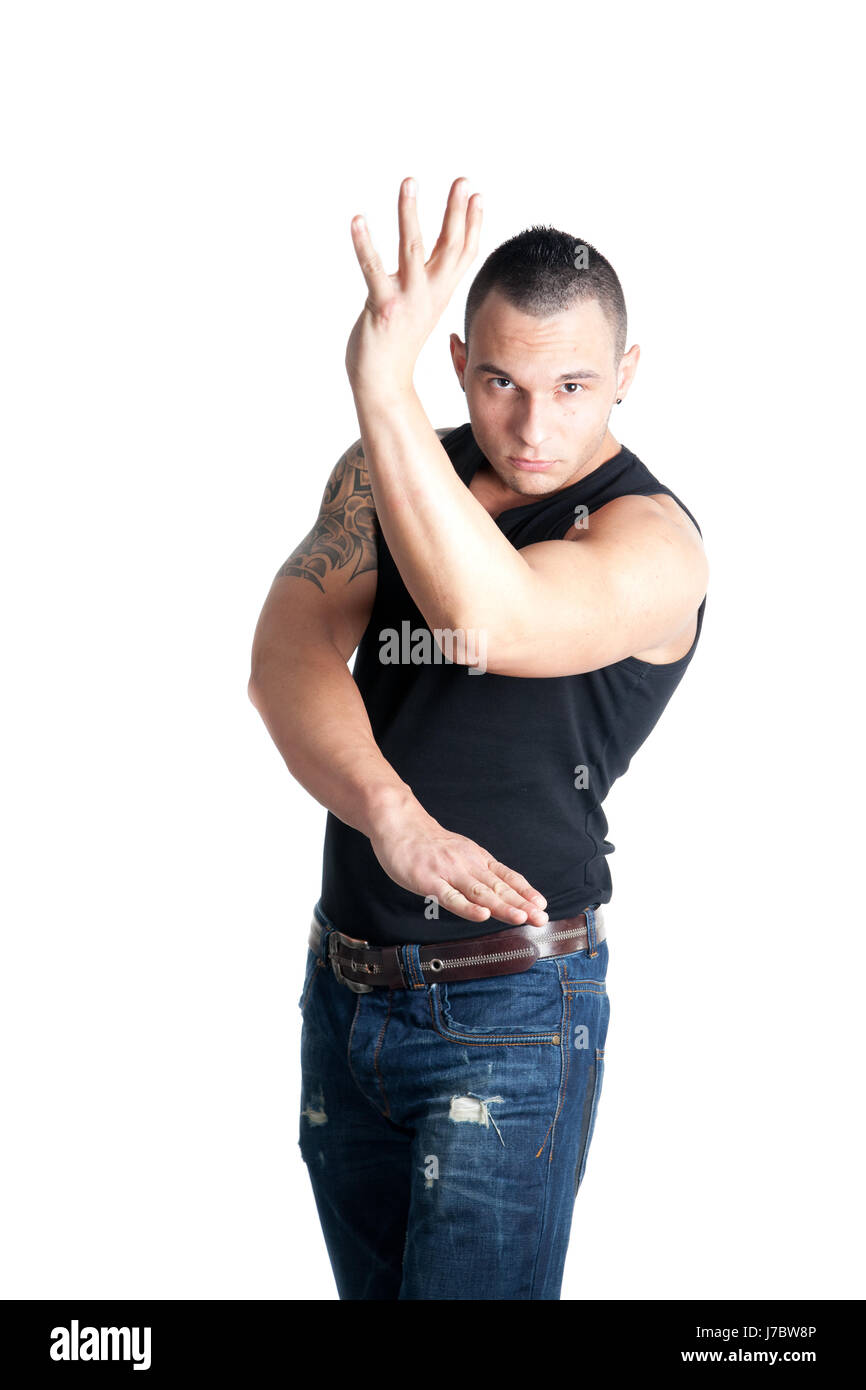 dynamic fighting poses