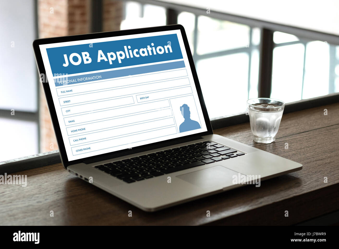 JOB Application Applicant Filling Up the Online Profession Apply Hiring ...