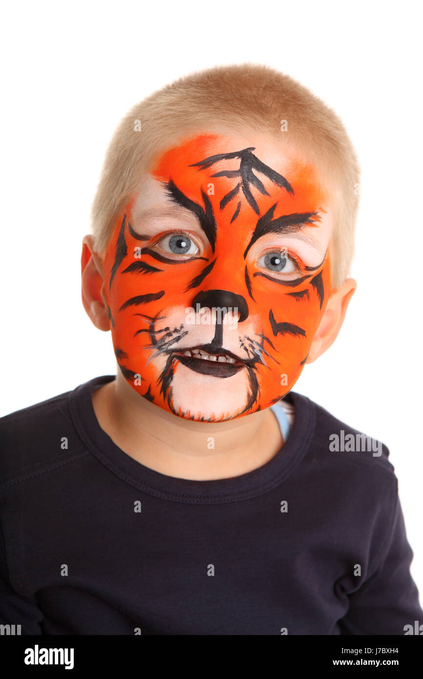 hochformat portrait tiger Stock Photo