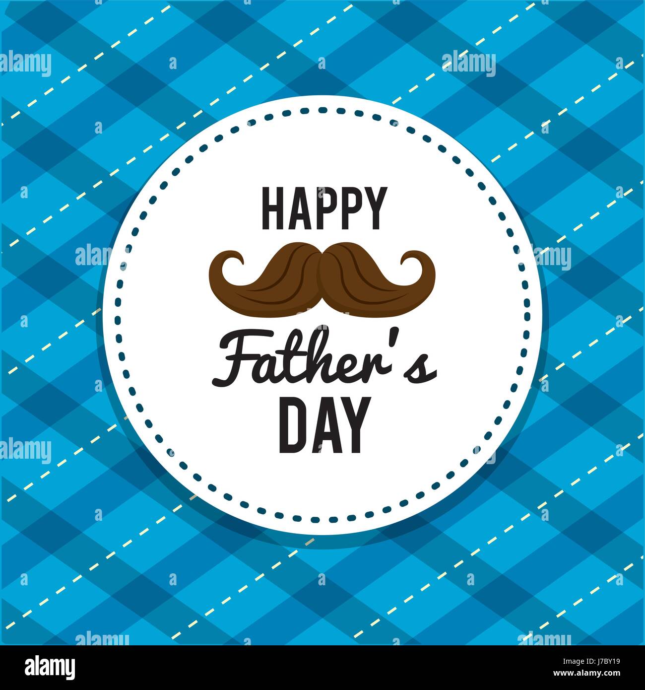 happy father day card with mustache design Stock Vector Image & Art - Alamy