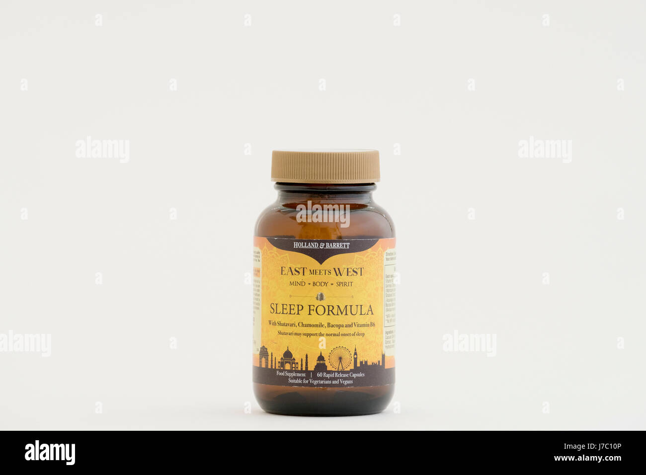 Holland and Barrett east meets west Sleep formula with shatavari chamomile bacopa and vitamin B6