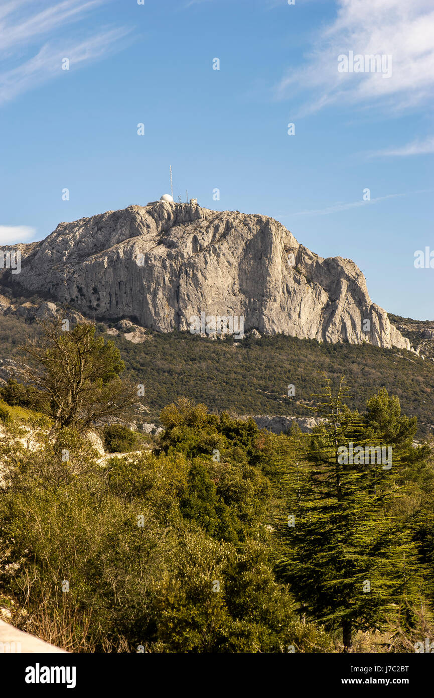 Pic de Bertagne massif de la Sainte-Baume Paca France Stock Photo