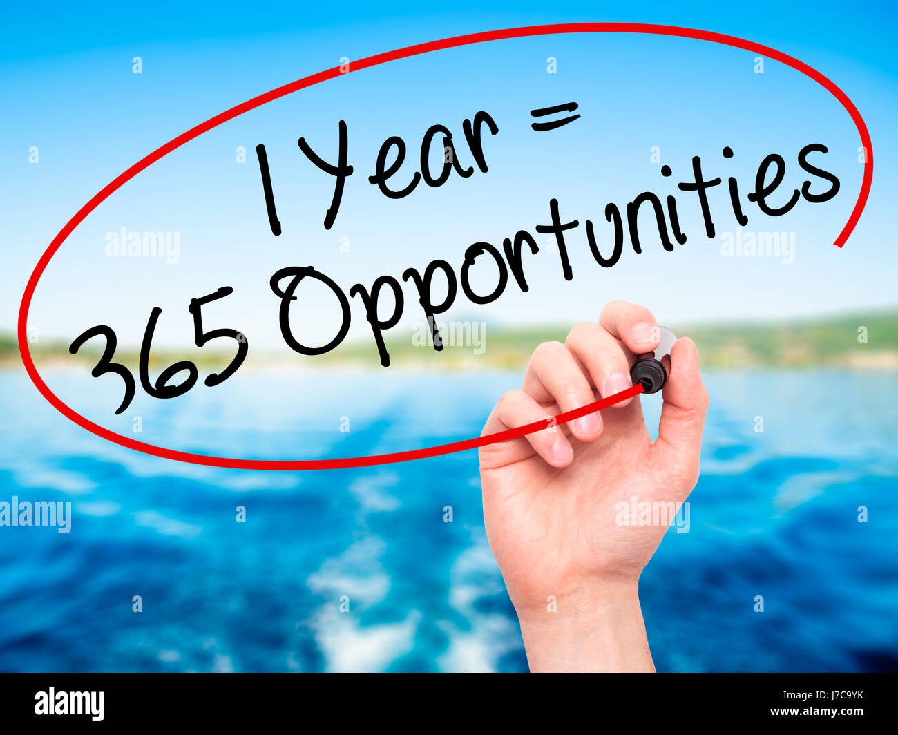 Man Hand Writing 1 Year 365 Opportunities With Black Marker On Visual Screen Isolated On Background Business Technology Internet Concept Stock Stock Photo Alamy Man Hand Writing 1 Year 365 Opportunities With Black Marker On Visual Screen Isolated On Background Business Technology Internet Concept Stock Stock Photo Alamy