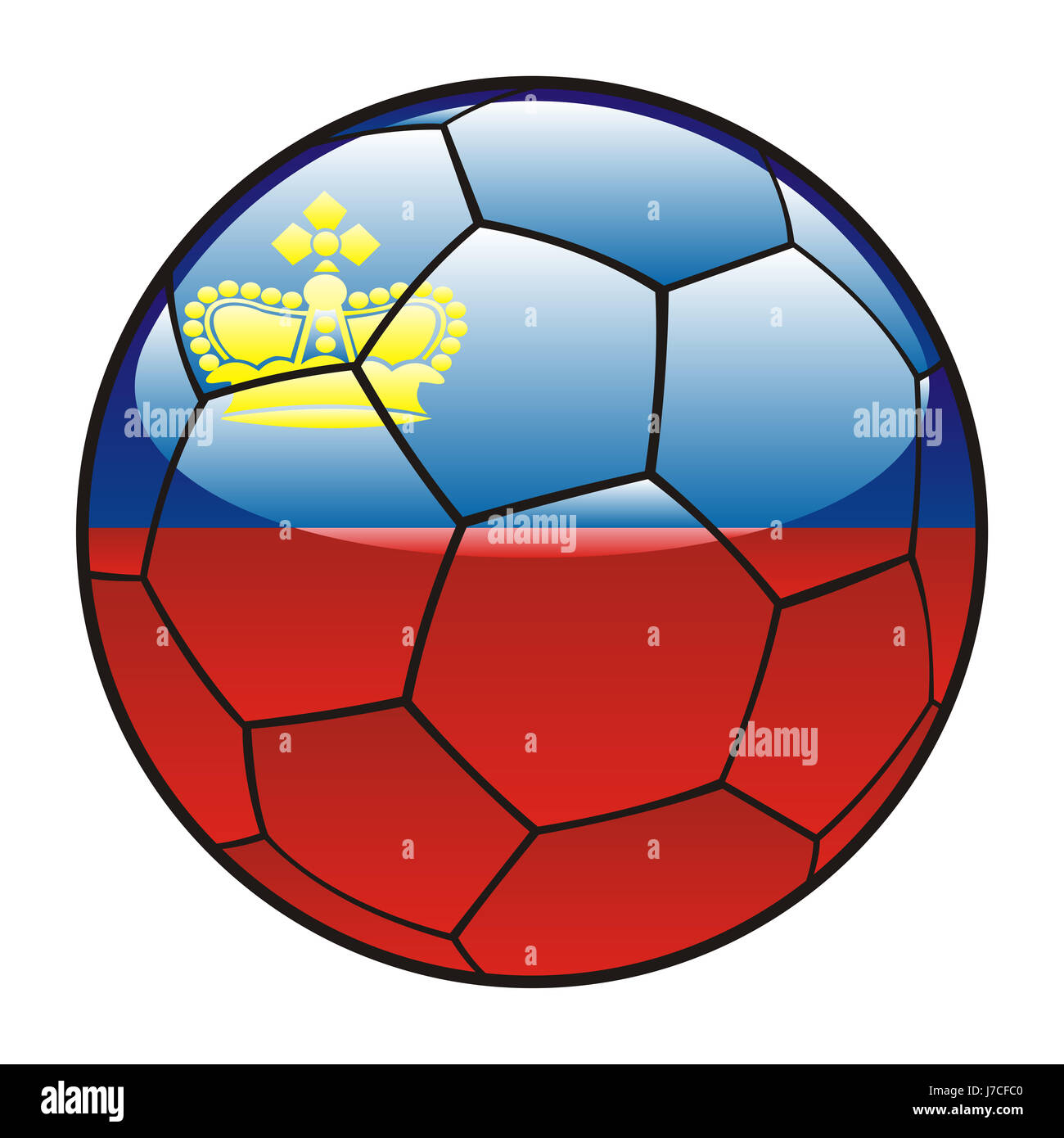 ball illustration flag liechtenstein vector sport sports soccer