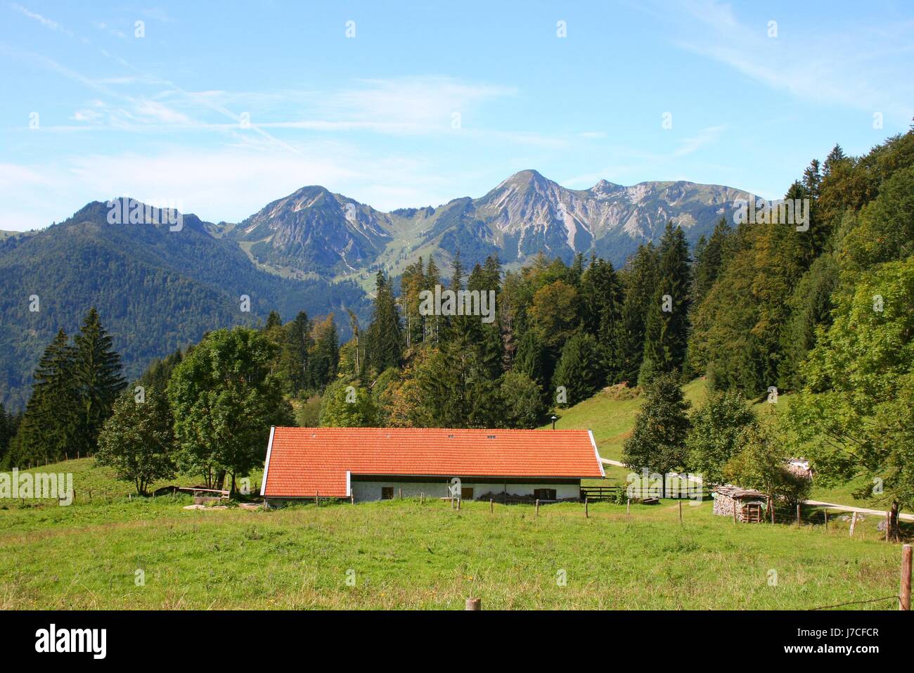 mountains,alp,bavaria,mountain meadow,mountain hike,nature,almhtte,bergblick Stock Photo