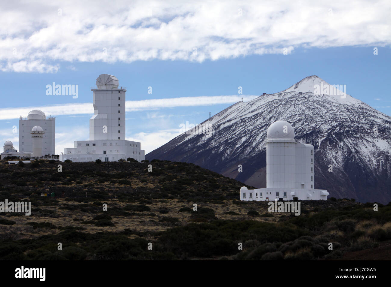 national park spain location shot canary islands style of construction Stock Photo