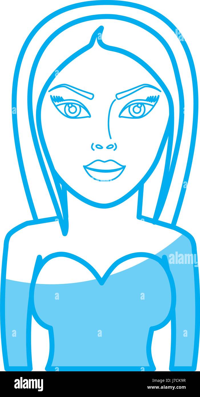cartoon woman icon Stock Vector Image & Art - Alamy