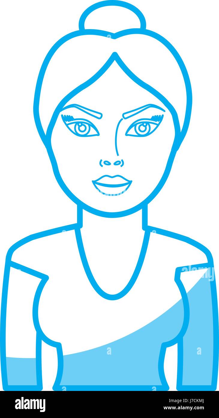 cartoon woman icon Stock Vector Image & Art - Alamy