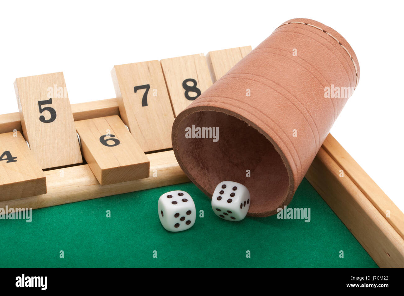 dice game of chance gambling dice box cutting path strategy indoor