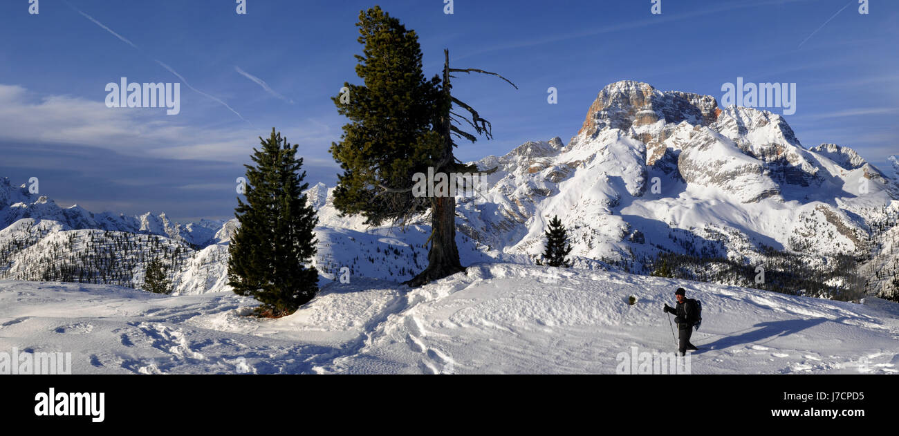 Snowshoeing dolomites hires stock photography and images Alamy
