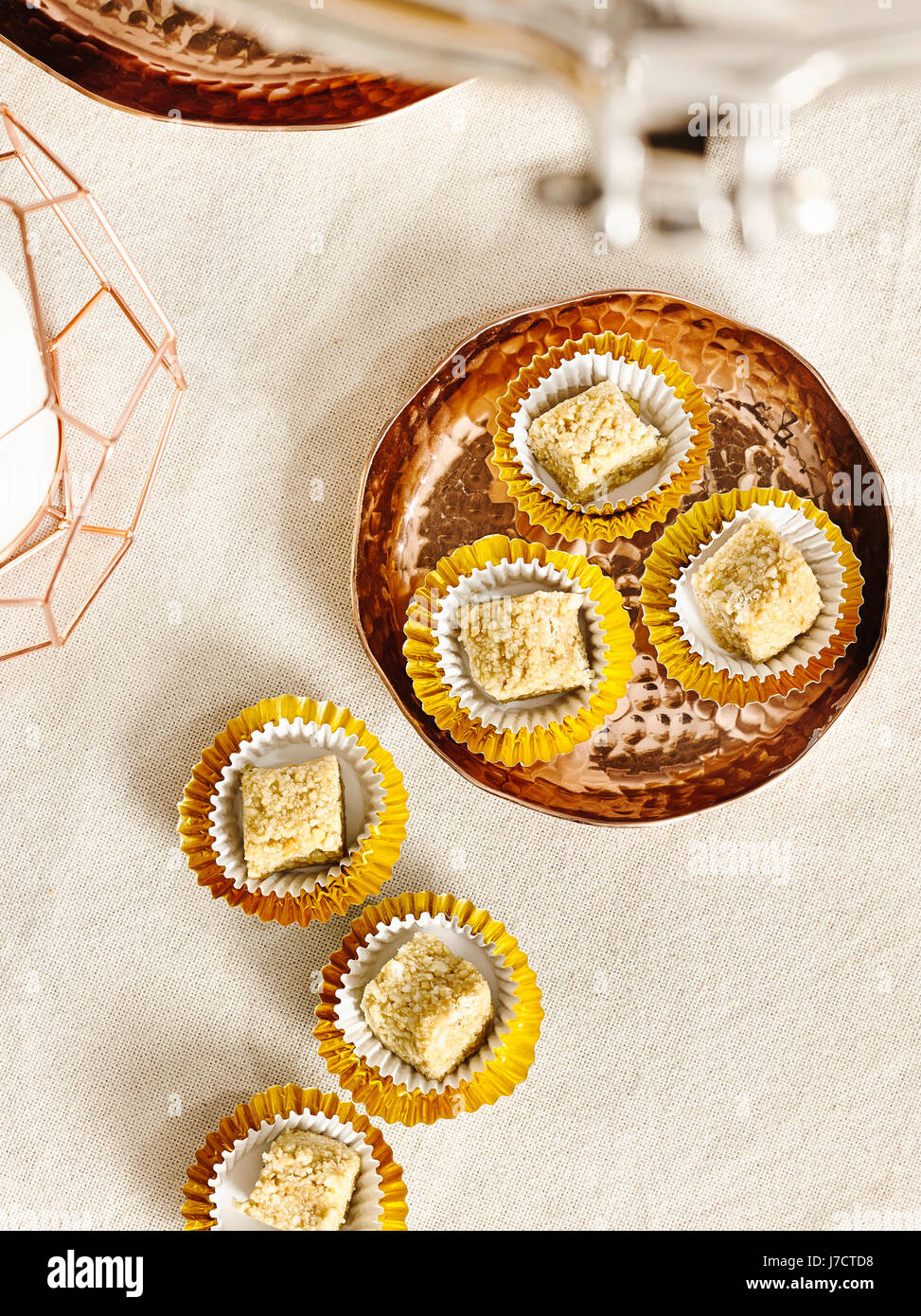 Cashew Fudge Pralines Stock Photo