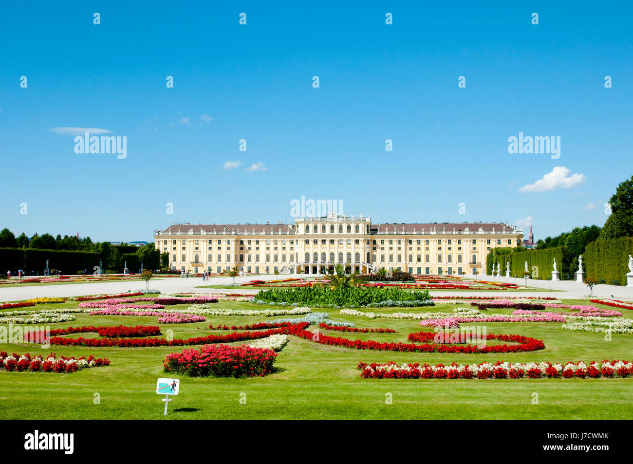 Schonbrunn Palace - Vienna - Austria Stock Photo
