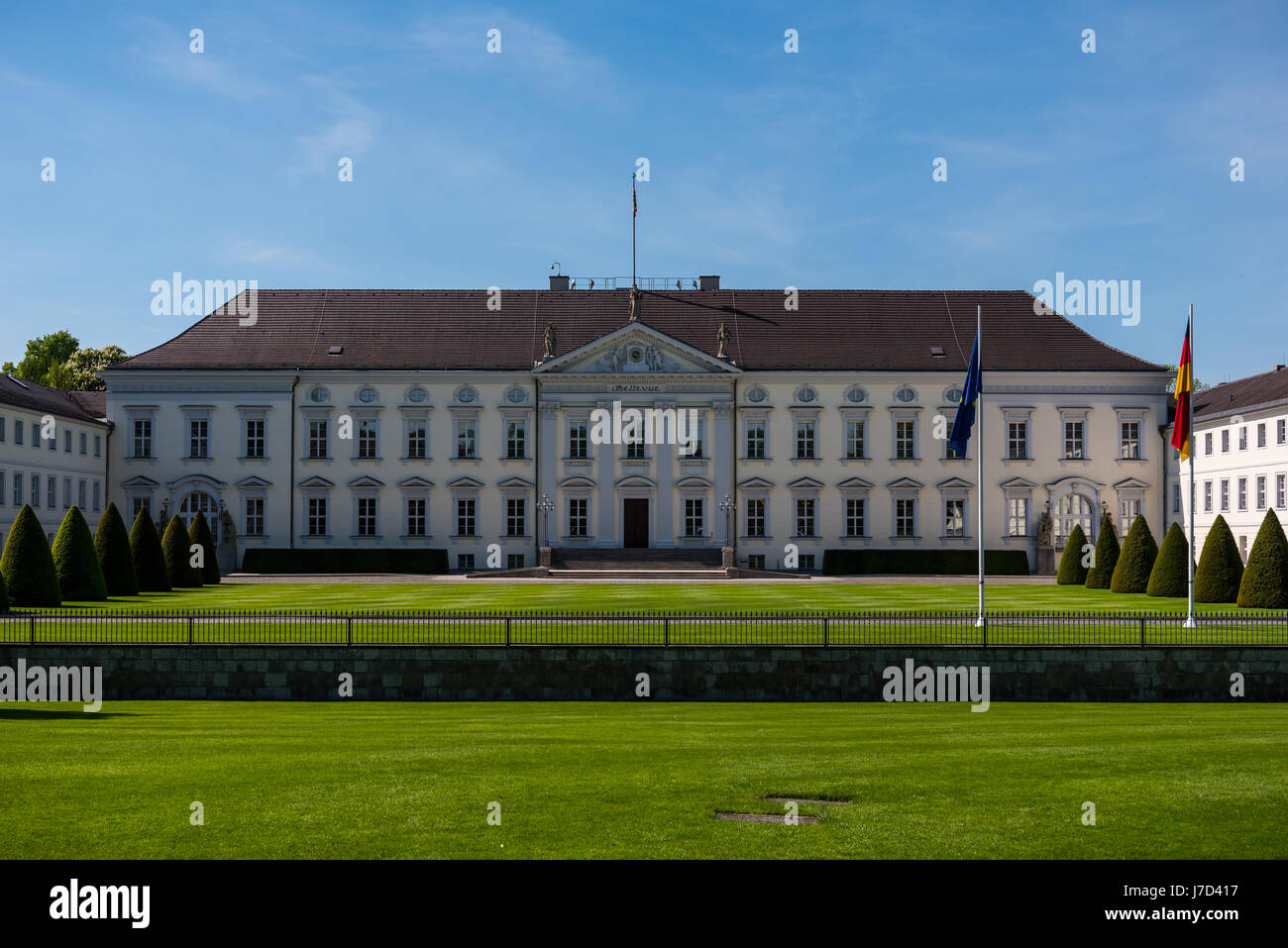 Schloss Bellevue Berlin Stock Photo
