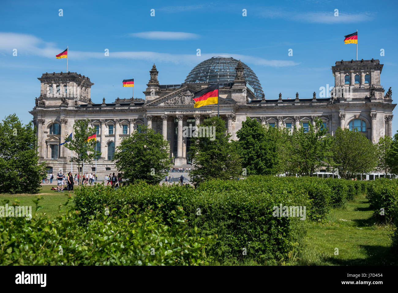 Reichstag Berlin Stock Photo