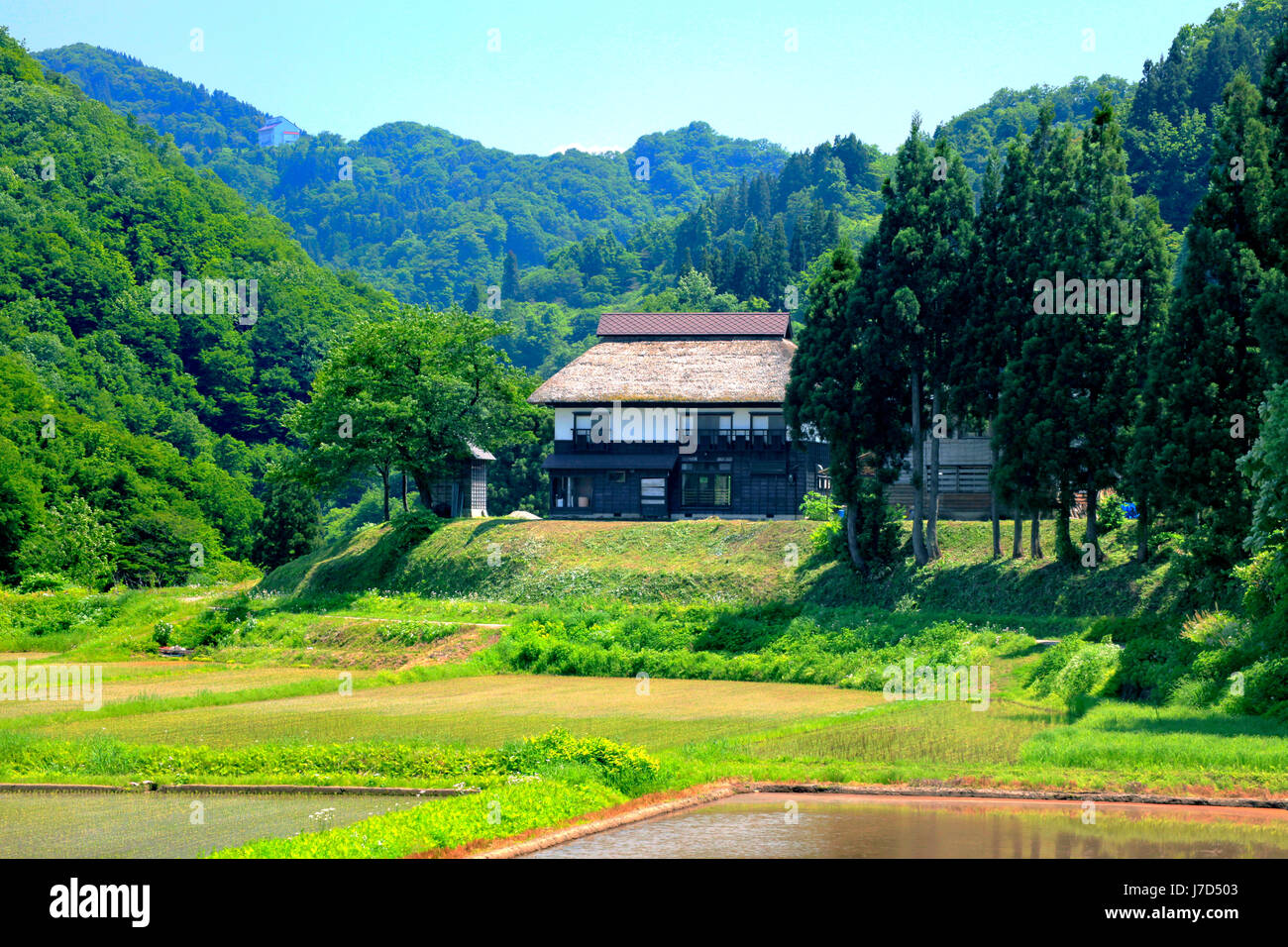 Kadoide Kayabuki No Sato House Inn Takayanagi Machi Kashiwazaki City Niigata Japan Stock Photo Alamy