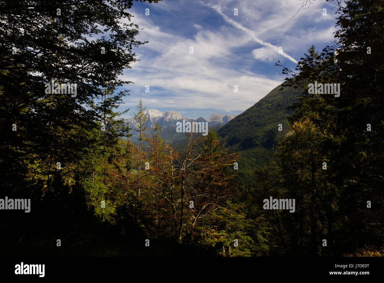 towards the halsalm,berchtesgaden national park,germany Stock Photo
