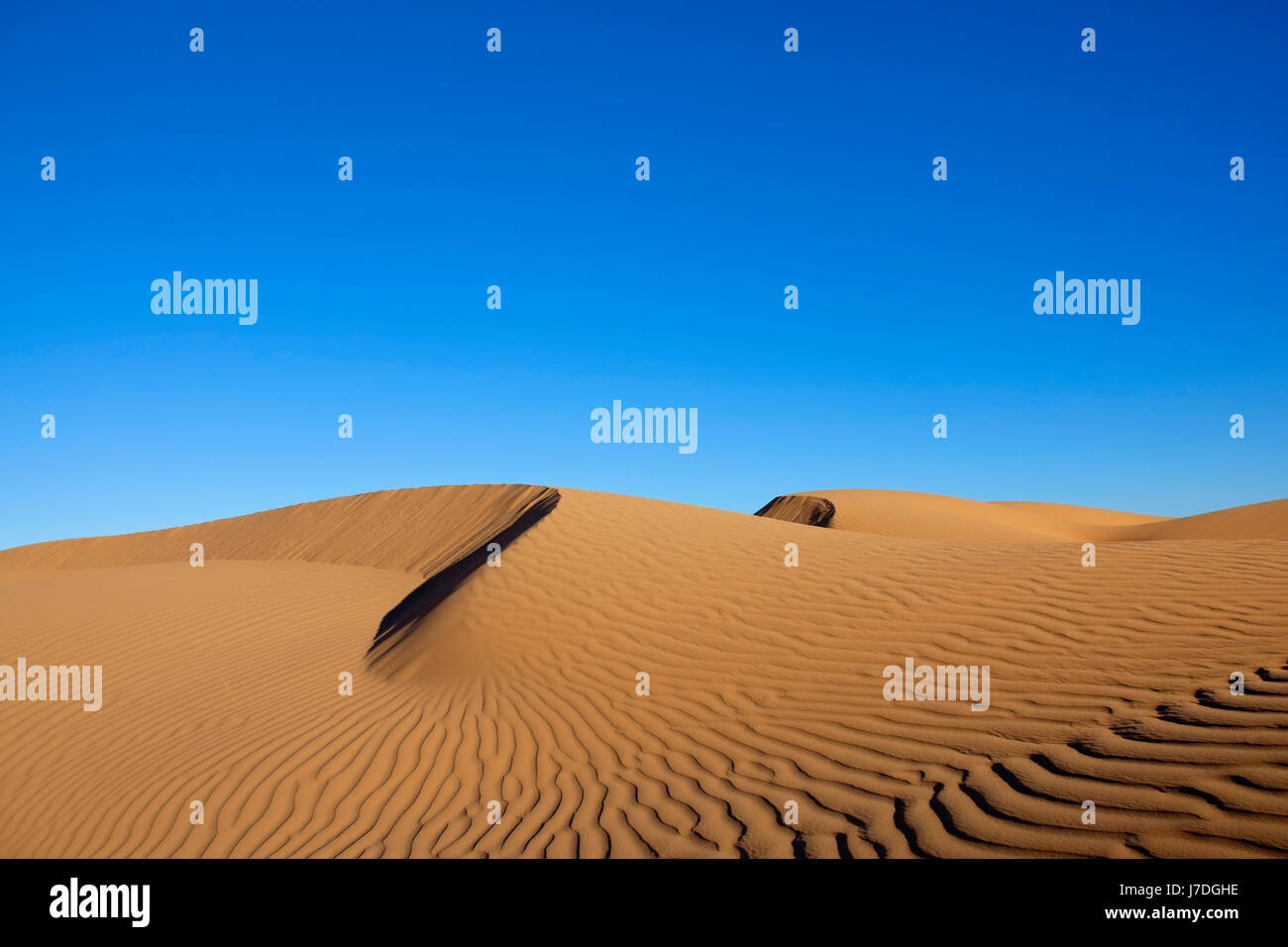 desert wasteland africa dune sands sand shadows natural summer summerly outdoor Stock Photo