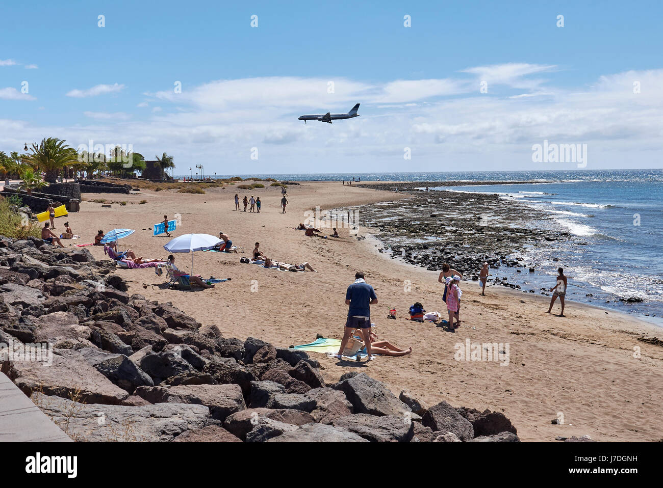 Lanzarote, Playa de Matagorda Stock Photo Alamy