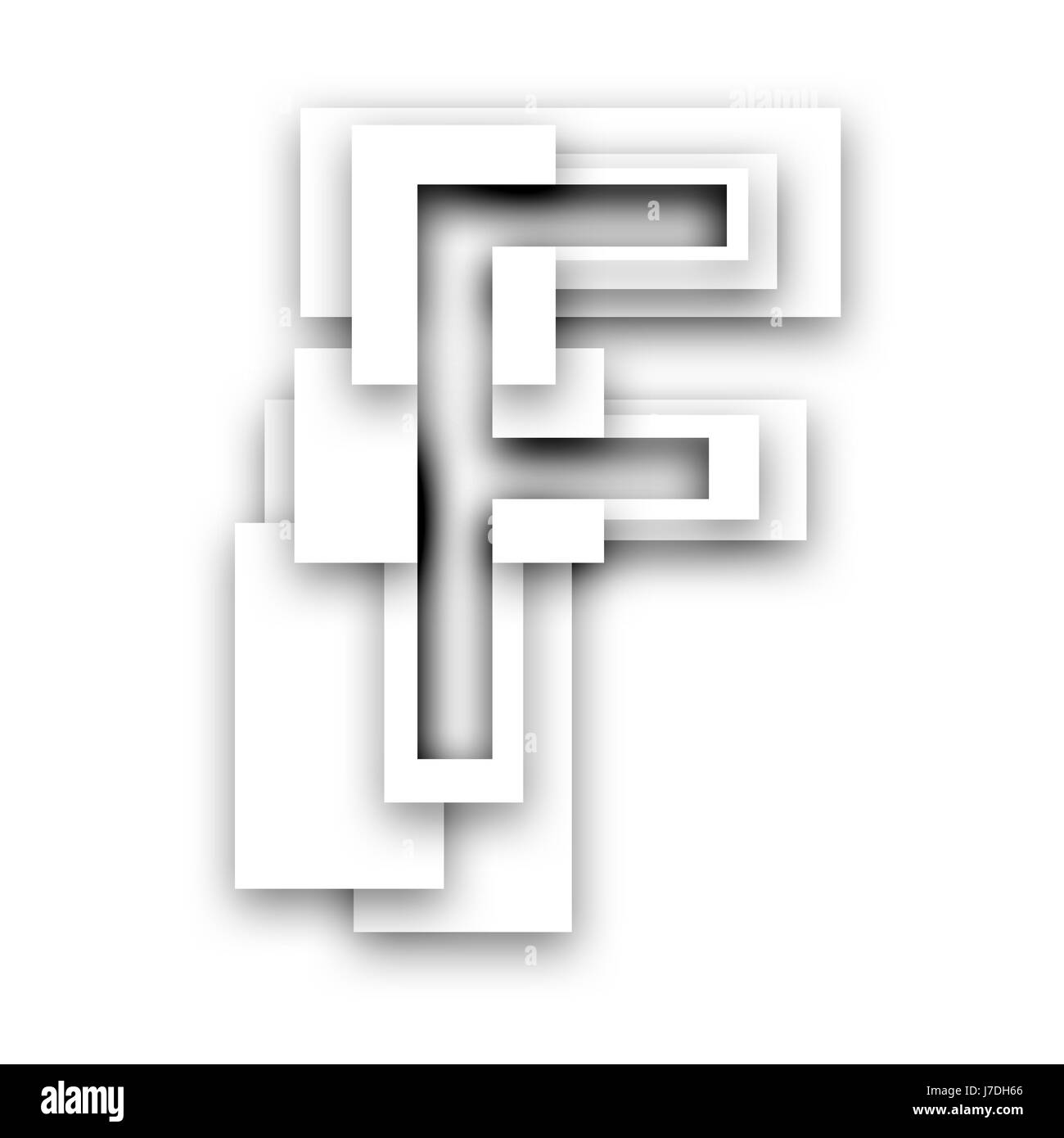 letter f Stock Photo