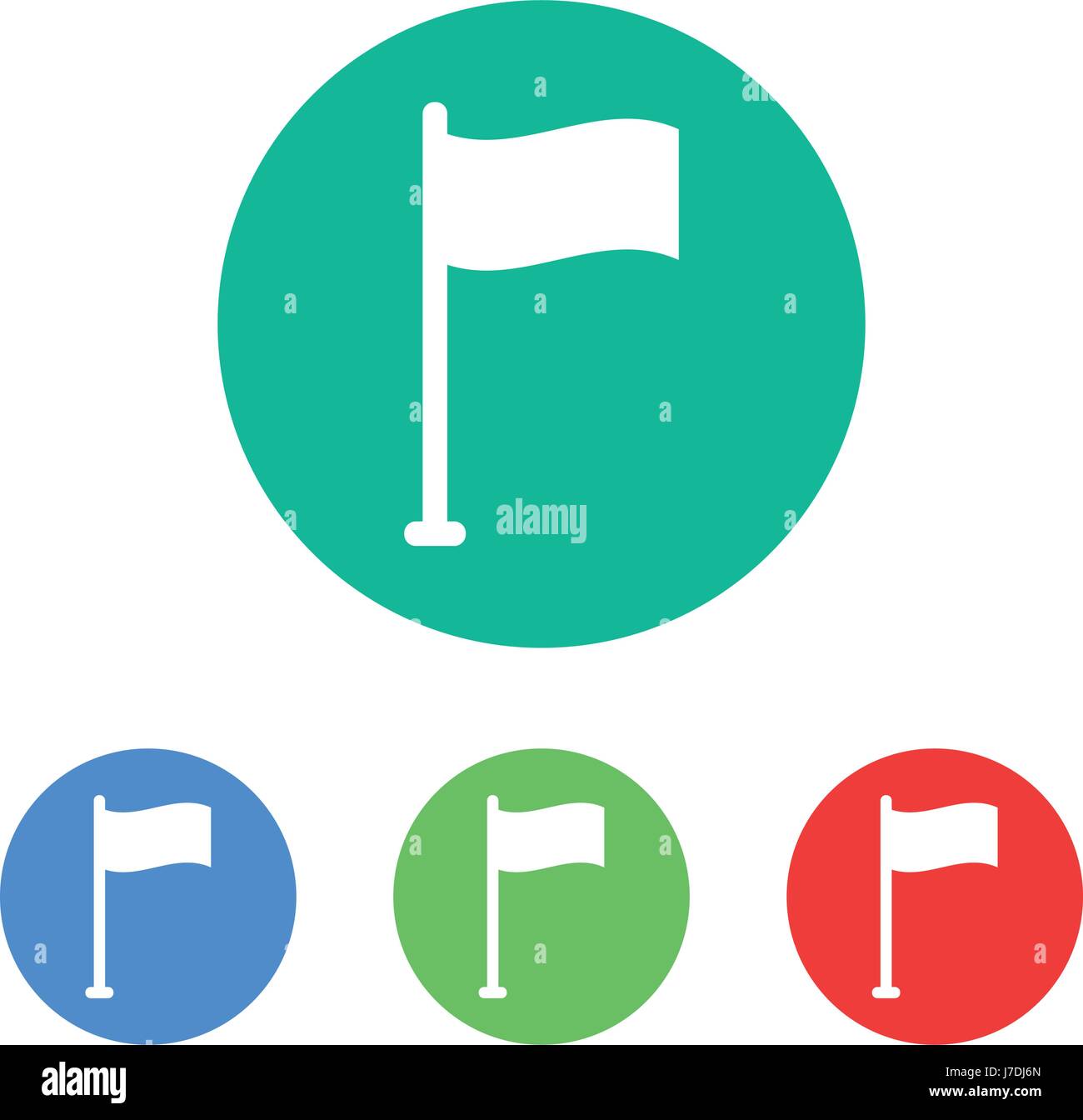 Flag icon set Stock Vector Image & Art - Alamy