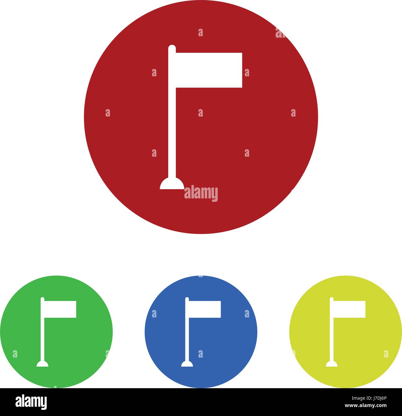 Flag icon set Stock Vector Image & Art - Alamy