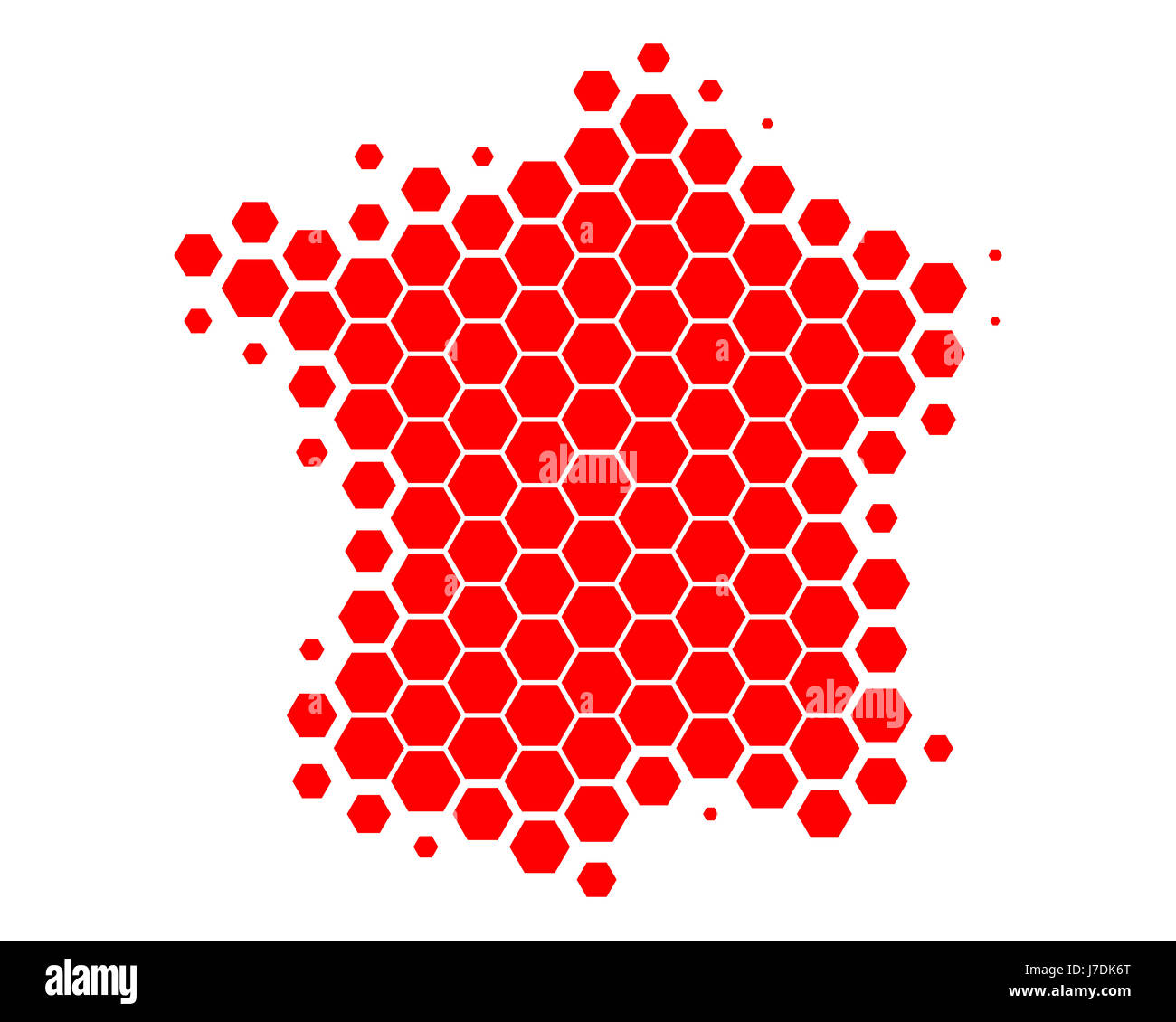 illustration france angular card spotted dot raster design shaping ...
