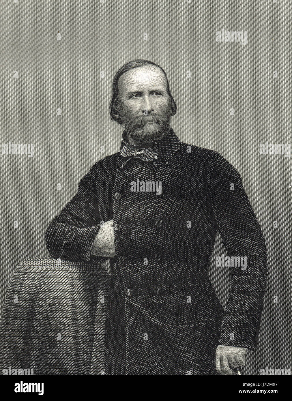 Giuseppe Garibaldi Italian Nationalist Stock Photo