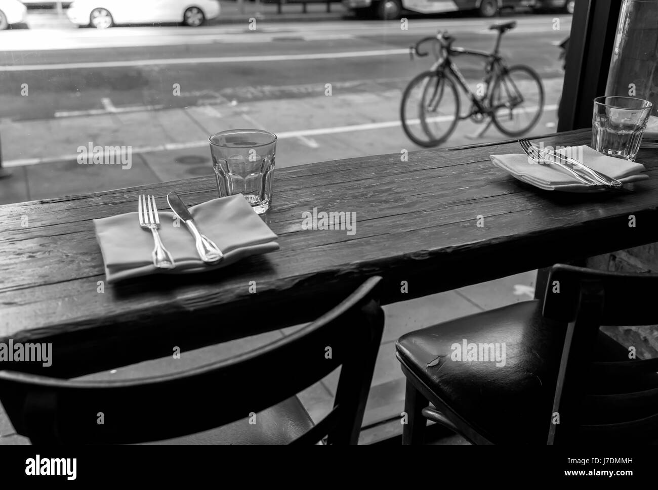 Restaurant Black and White Stock Photos & Images Alamy