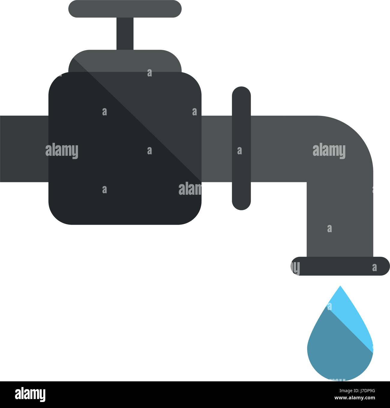 faucet and water drop icon image Stock Vector Image & Art - Alamy