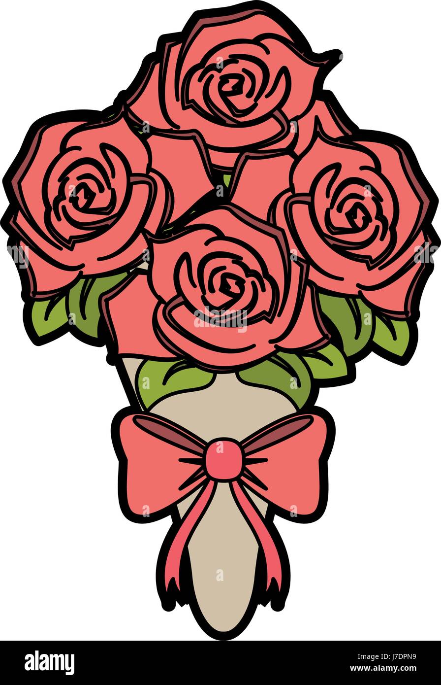 roses bouquet wedding related icon image Stock Vector Image & Art - Alamy