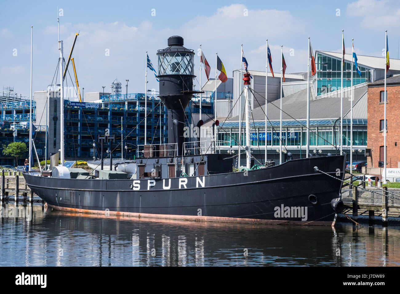 Spurn Lightship, Hull Docks, Kingston Upon Hull, Yorkshire, England, U.K. Stock Photo