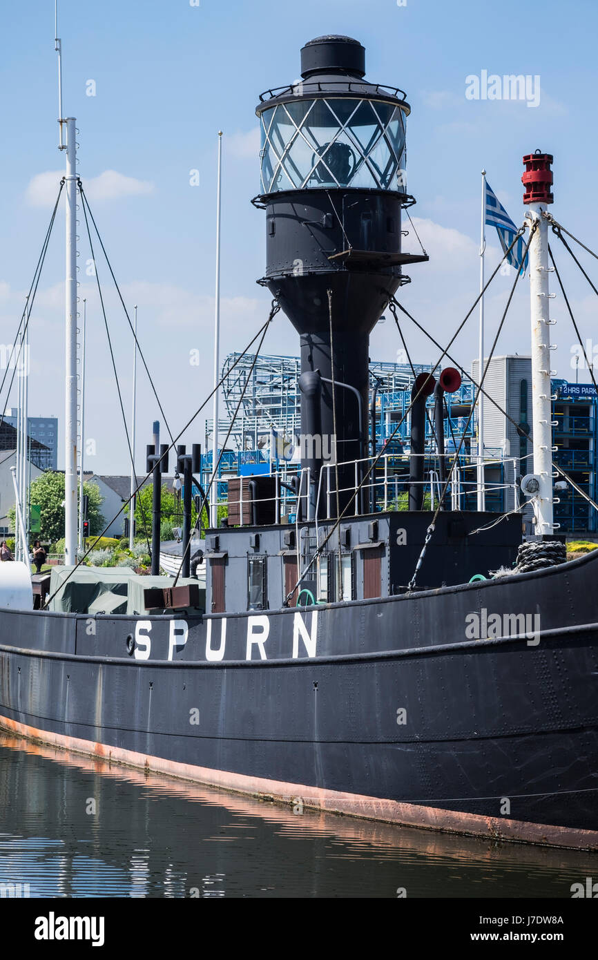 Spurn Lightship, Hull Docks, Kingston Upon Hull, Yorkshire, England, U.K. Stock Photo
