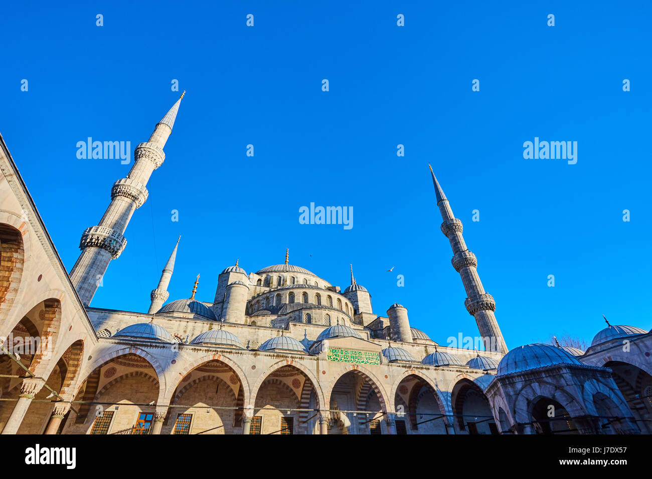 The Blue Mosque also called Sultan Ahmed Mosque or Sultan Ahmet Mosque ...