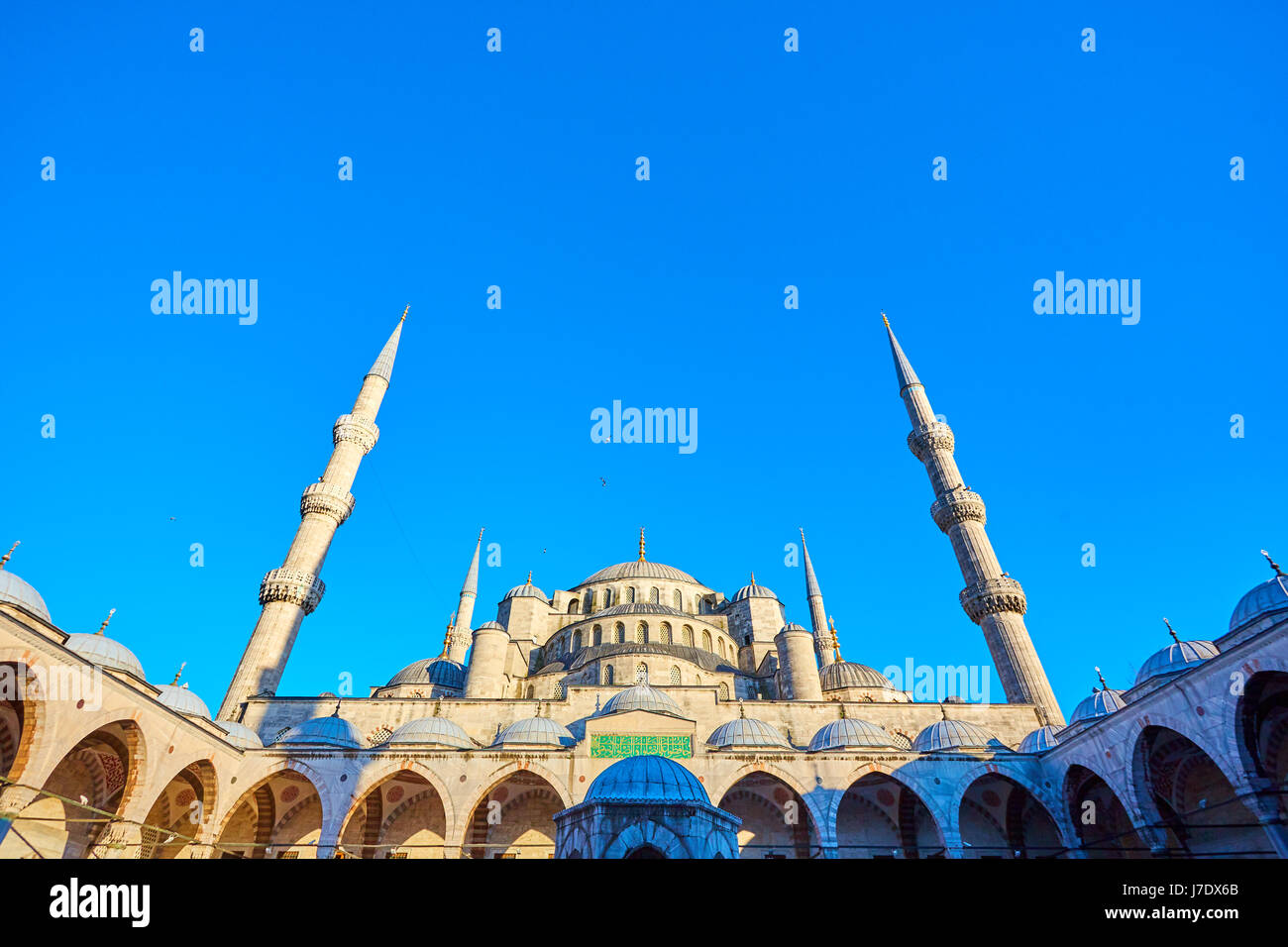 The Blue Mosque also called Sultan Ahmed Mosque or Sultan Ahmet Mosque ...