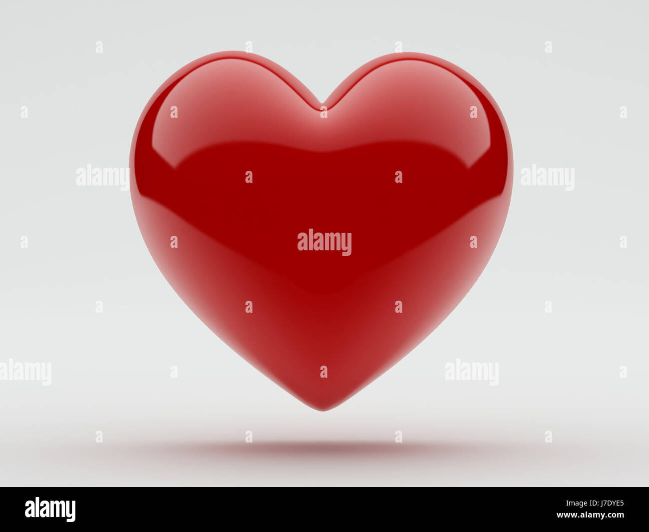 High resolution Shiny Heart isolated on a white background Stock Photo ...