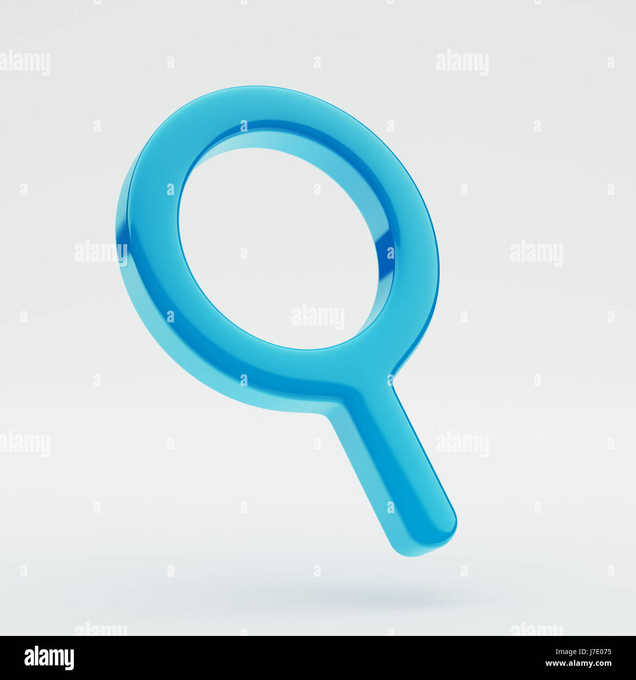Loupe Icon isolated on white background Stock Photo - Alamy