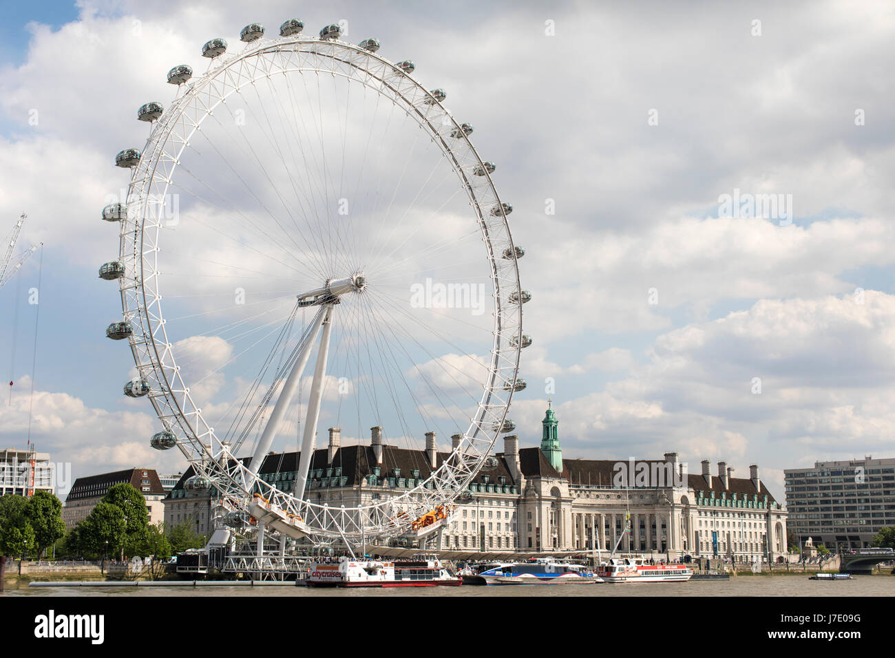 London Eye (Millennium Wheel) in Southbank, London Stock Photo